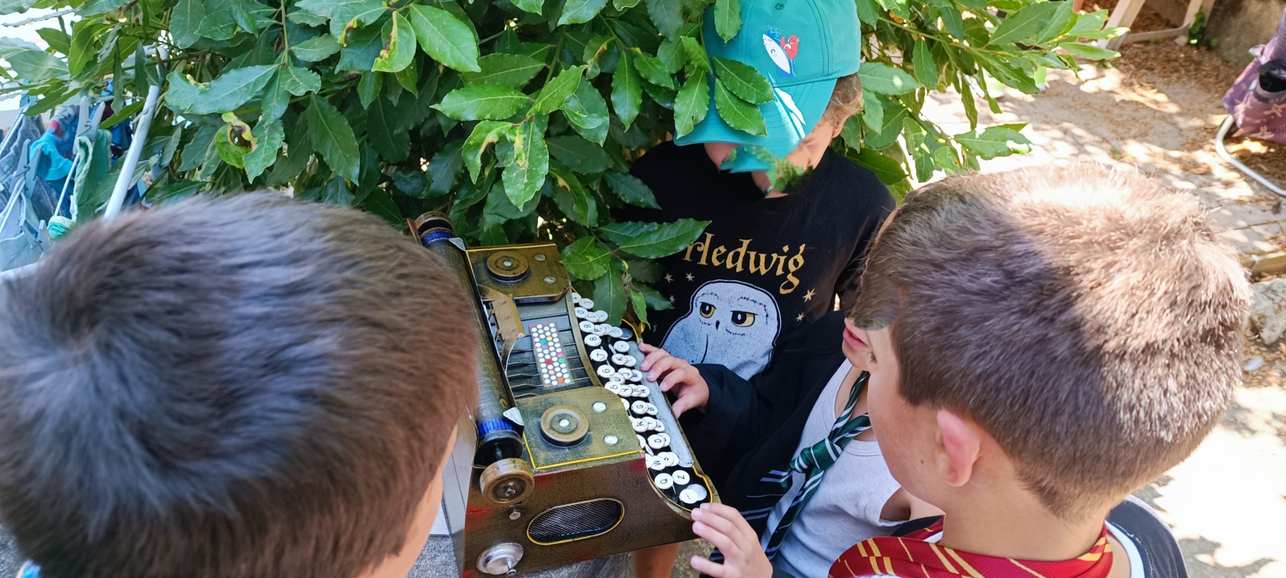 Escape game L'école des sorciers — enfants plongés dans l'aventure magique